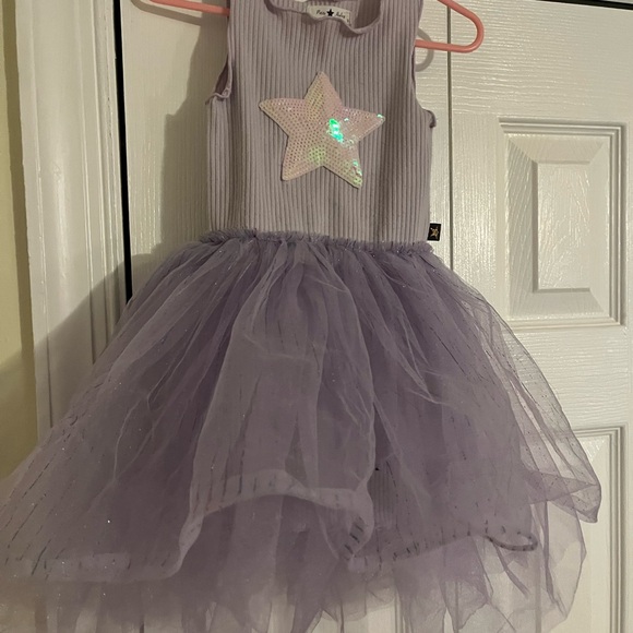Purple Star Kids Dress - Picture 5 of 6
